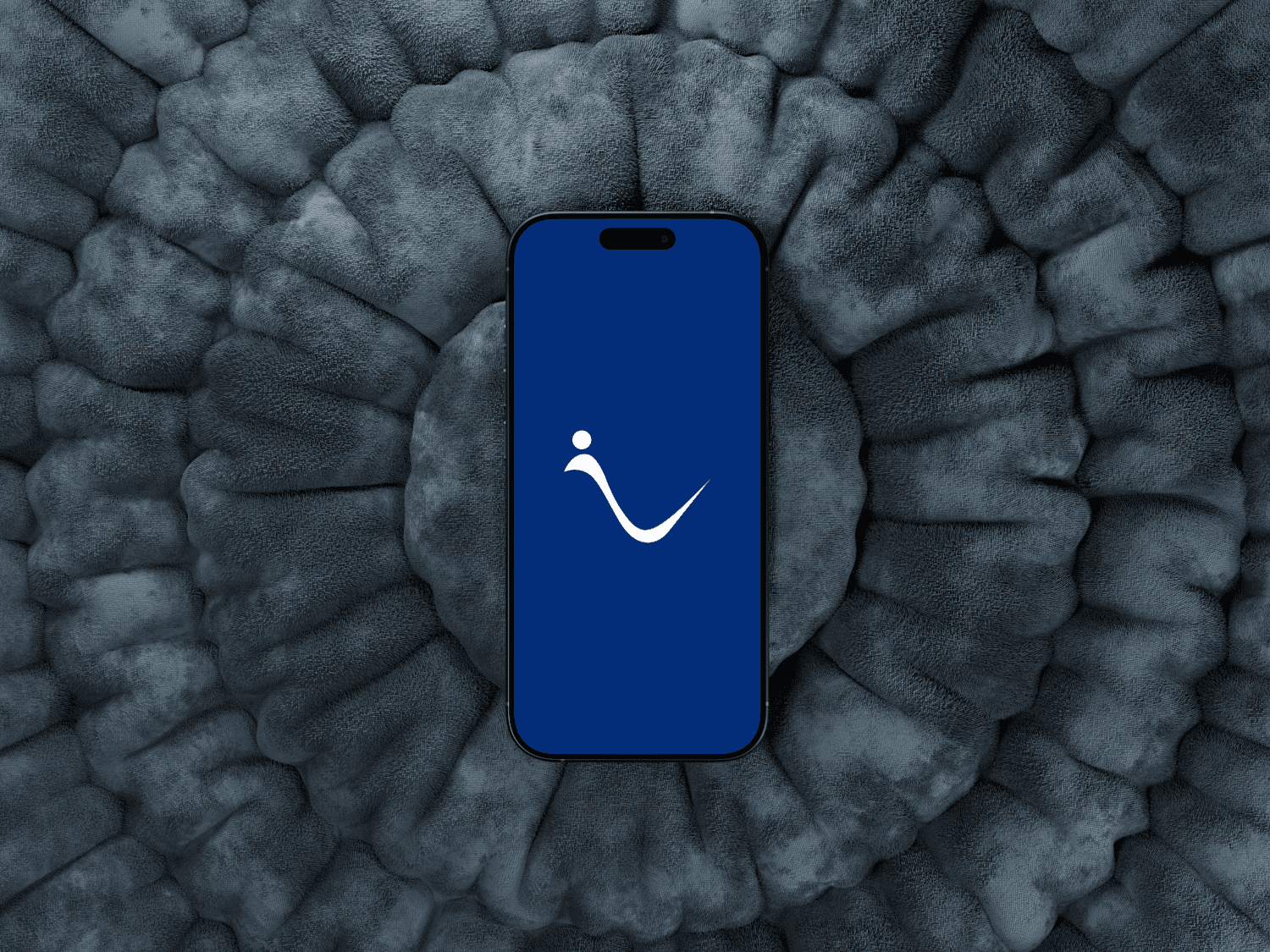 mock up of iPhone with iKnowly logo