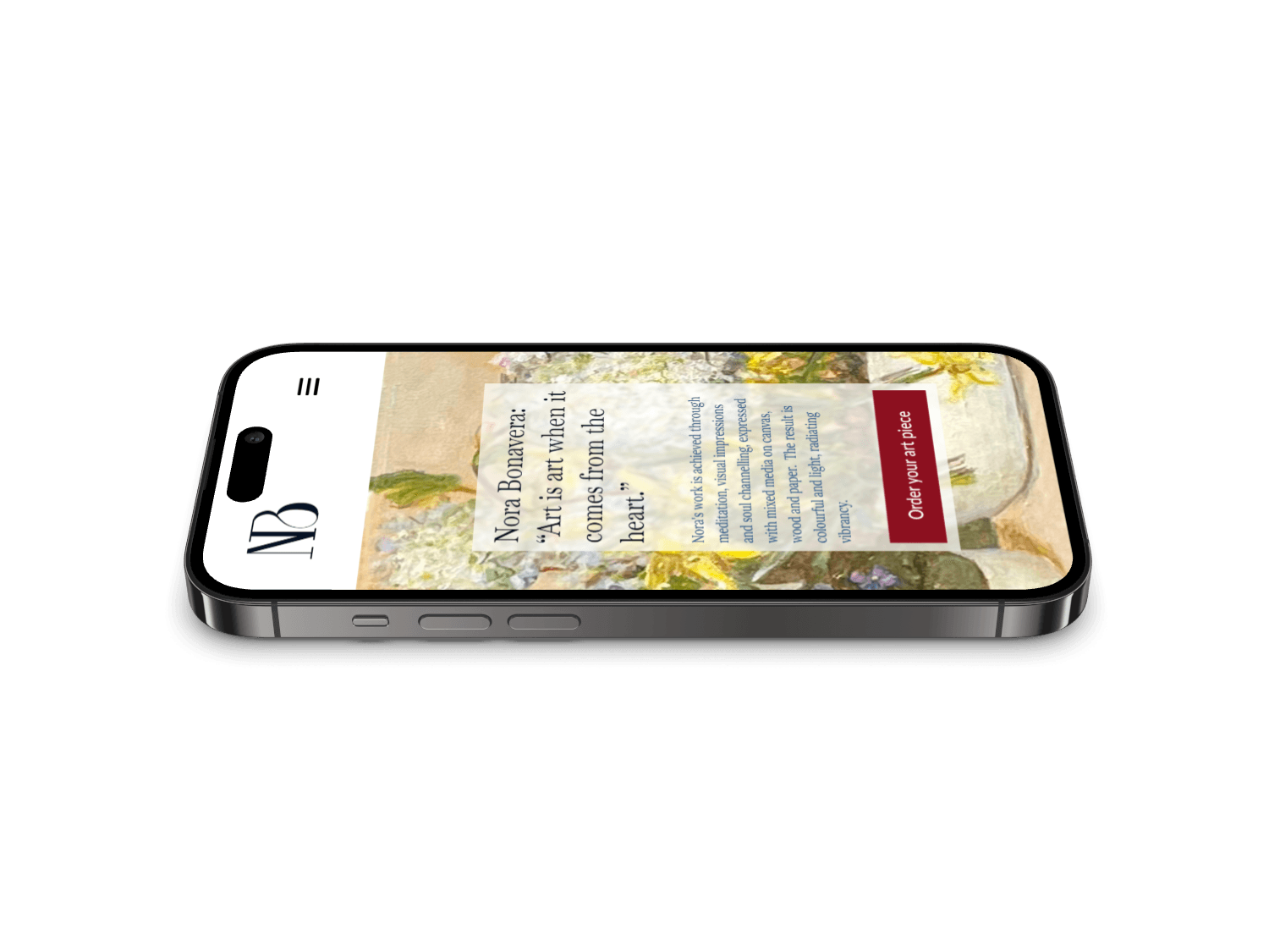 Hero iphone mockup